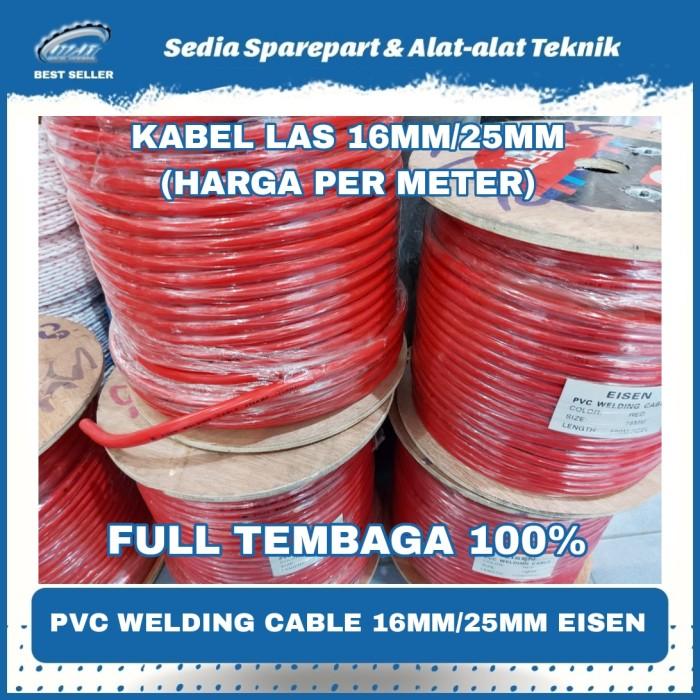 Gambar KABEL LAS LISTRIK 16MM 25MM FULL TEMBAGA 100% MERK EISEN - 25MM dari WEJE TEKNIK TT undefined Tokopedia
