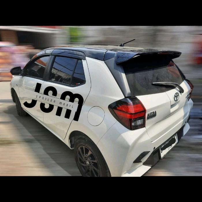 Gambar Spoiler GR Agya Ayla type R 2023 2024 2025 Bahan Plastik ABS dengan Lampu LED - Hitam dari spoiler mobil JSM undefined Tokopedia