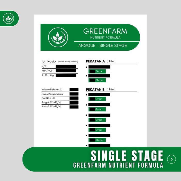 Gambar Resep AB Mix Anggur Formula Racikan Nutrisi AB Mix Buah Anggur - Single Stage dari Greenfarm undefined Tokopedia