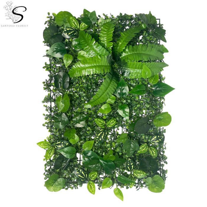 Promo Tanaman Rumput Dinding Rambat 40 x 60 CM Daun Hijau Palsu ...
