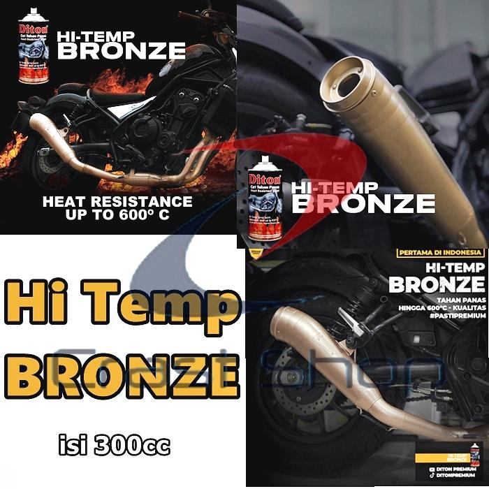 Gambar Cat Pilox DITON HITEMP Hi Temp Bronze Knalpot Boiler Kompor Header Mesin Tahan Panas dari Dimasmt08 Crast Shop undefined 5 Tokopedia