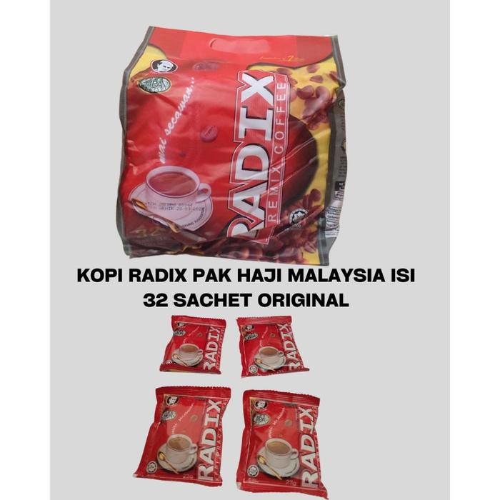 Gambar Kopi Radix HPA Malaysia Pak Haji Jumbo 32 Sachet Original TERLARIS !!!! dari Dunia mall 01 undefined Tokopedia