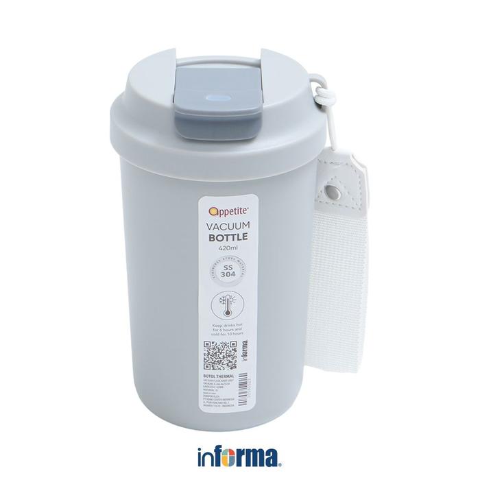 Gambar Informa Appetite Kirby Mug Vacuum Flask Stainless Steel 420 ml Tumbler Botol Air Tempat Minum Botol Minuman Water Bottle Tumbler Minum Tambler Botol Minum Termos - Abu-abu dari Informa Indonesia undefined Tokopedia