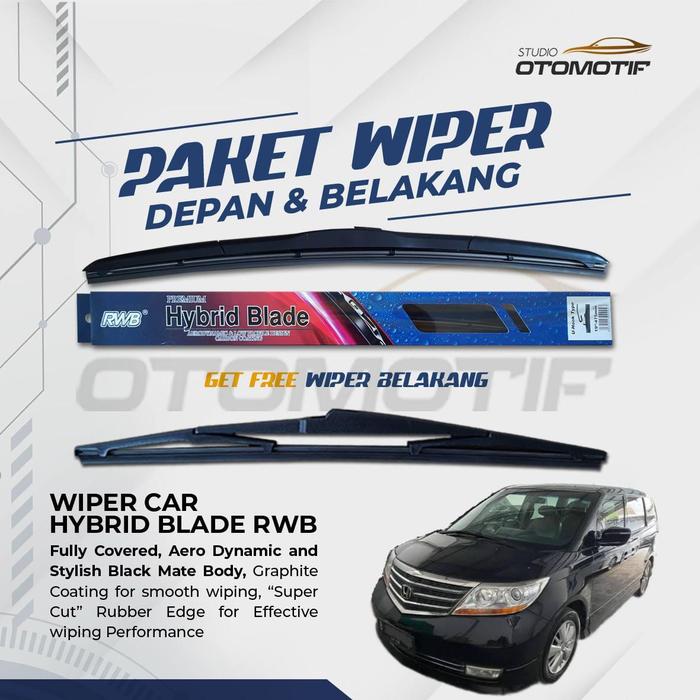 Gambar Paket RWB HYBRID Wiper Elysion K24Z5 2012 3 PCS - rwb dari studio otomotif undefined Tokopedia
