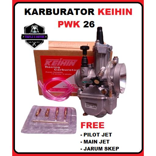Gambar KEIHIN KARBURATOR PWK 26 KARBU RACING PART IMPORT dari TRIPLE C MOTOR undefined Tokopedia