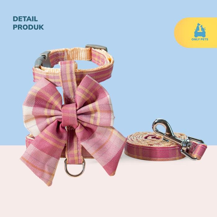 Gambar ONLY PETS Tali Tuntun Kucing Anjing Bentuk Pita Lucu Estetik Pet Leash - Pink, M dari Only Pets Kota Administrasi Jakarta Pusat Tokopedia