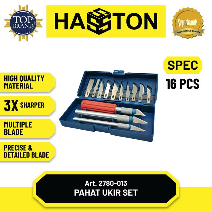 Gambar Hasston Pahat Ukir Set / Presision Knife Set (2780-013) dari Hasston Tools undefined Tokopedia