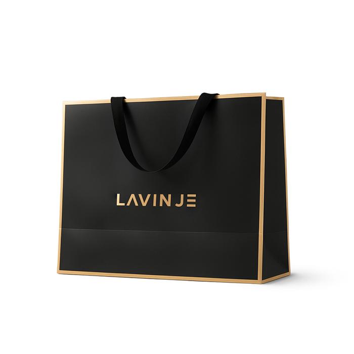 Gambar LAVIN JE Paperbag untuk Hadiah Black Paperbag for Gifts Gift Bag 1103 - Black dari LAVIN JE OFFICIAL STORE Kab. Tangerang Tokopedia