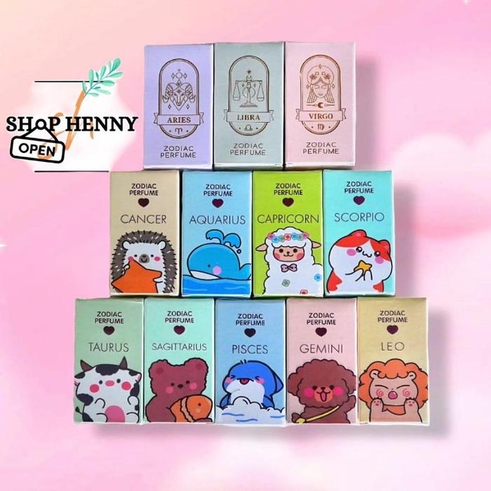 Aquarius Miniso Cancer Perfume MINISO Parfum Mini Seri Zodiac 10ml