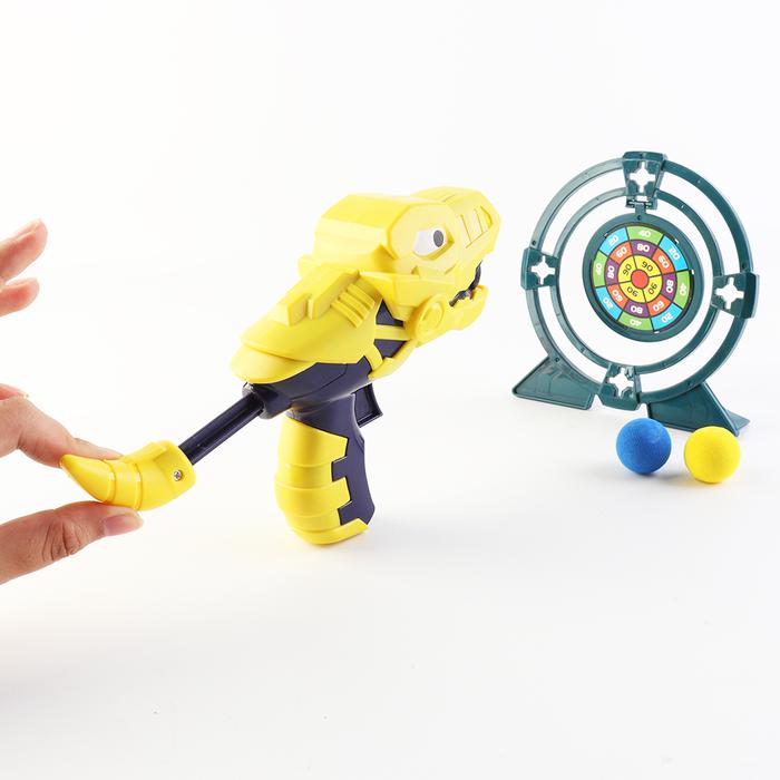 Gambar Okiedog Dino Soft Bullet Gun - Mainan Tembakan Anak Dino - YELLOW dari Tosyen Okiedog undefined Tokopedia
