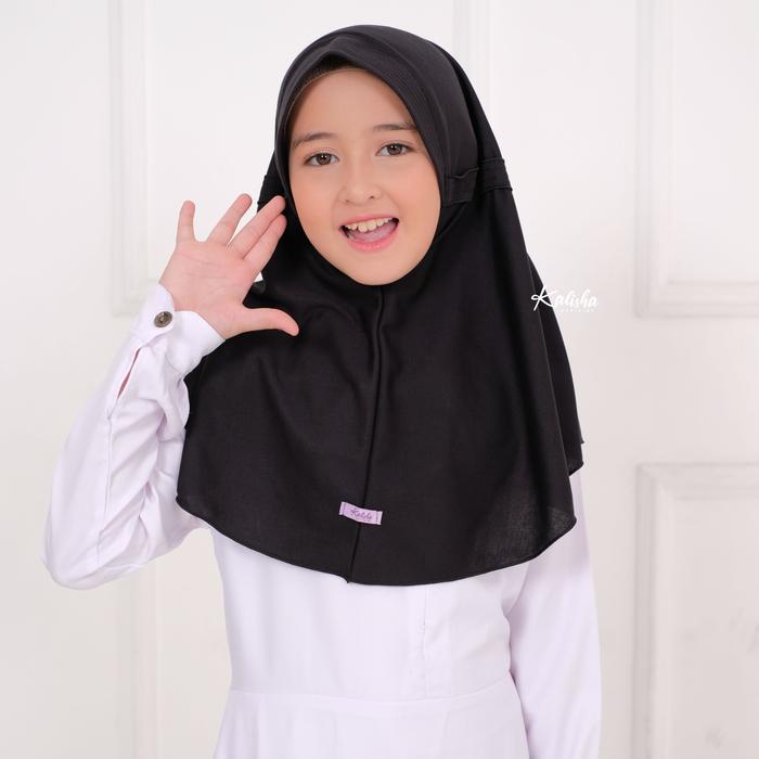 Gambar Kerudung Instan Jilbab Sekolah Panjang Standar Pendek Dewasa Serut LX Kaos SD SMP SMK SMA Muslim Semua Ukuran Warna KalishaOfficial - BLACK, S dari kalisha_NEW undefined Tokopedia