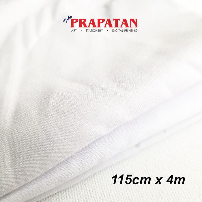 Gambar Kain Mori Putih Untuk Batik (115 x 400cm) - Warna dari Toko Prapatan_NEW undefined Tokopedia