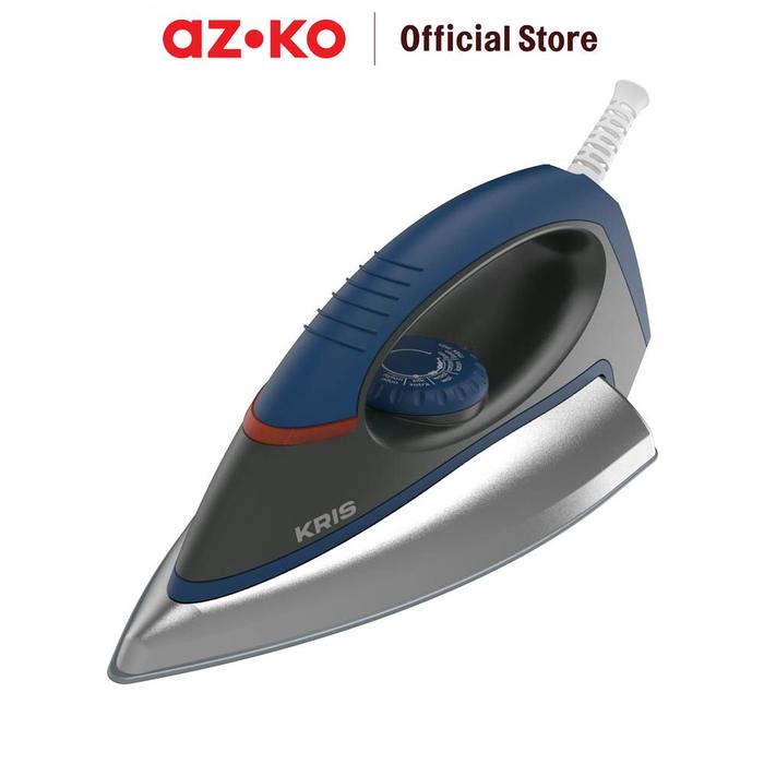 Gambar AZKO Kris Setrika Trylon Plate 350 watt Iron Setrikaan Alat Menyetrika Penggosok Pakaian Strika Seterika - Biru dari AZKO ID undefined Tokopedia