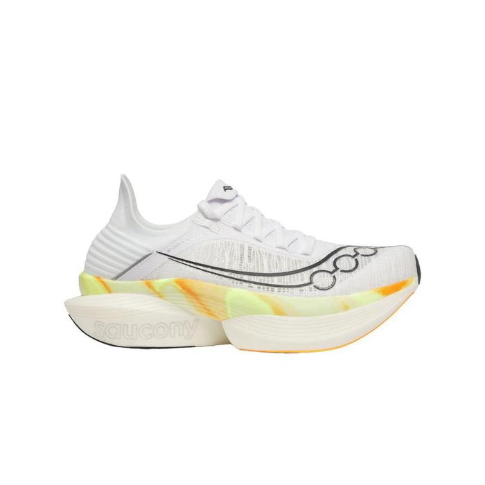 Gambar Sepatu Lari Pria SAUCONY Shoes Endorphin Elite 2 Men's - White / Peel - WHITE/PEEL, 42.5 dari Saucony Indonesia undefined Tokopedia