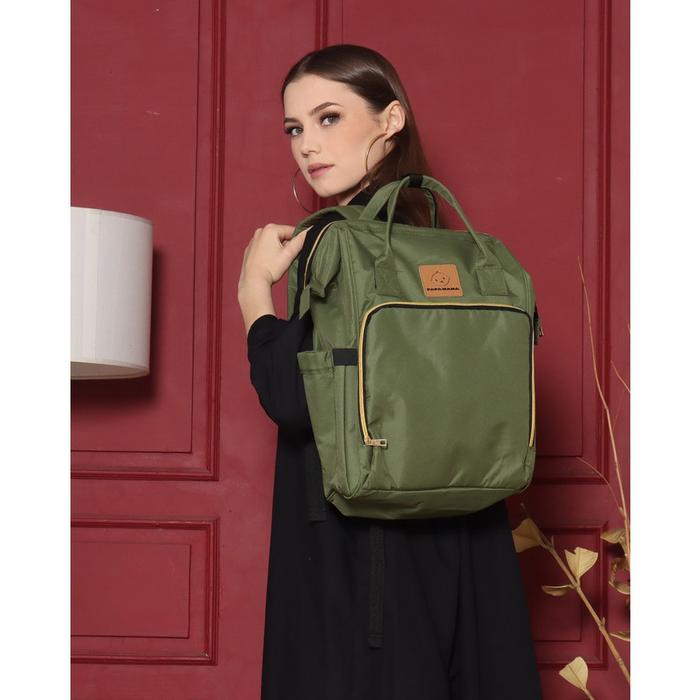 Gambar Papamama Diaper Bag 1003 - Tas Popok Ransel - Tas Perlengkapan Bayi Bags Multifungsi - HIJAU, 1003 dari Aurel Babyshop undefined Tokopedia