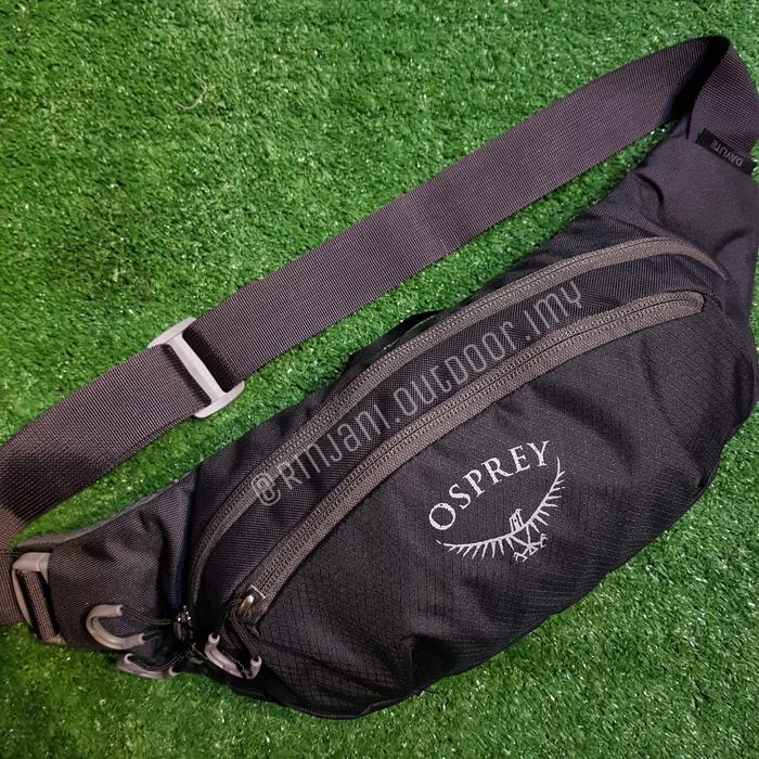 Gambar WAISTBAG DAYLITE S21 OSPREY ORIGINAL TAS PINGGANG OSPREY NEW SERIES 21 TAS OSPREY TERBARU OSPREY WAISTBAG SEASON 21 BLACK TAS SLEMPANG OSPREY HITAM POLOS WAIST BAG OSPREY LIFETIME WARRANTY TAS PINGGANG PRIA OSPREY GARANSI RESMI SEUMUR HIDUP Slingbag - BLACK dari RINJANI OUTDOORS undefined Tokopedia