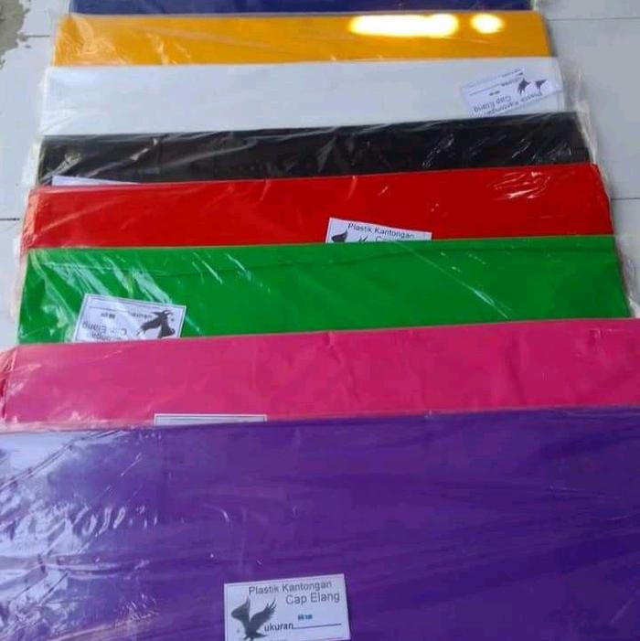Gambar plastik layangan cap elang eceran - putih dari gede komang kite bali undefined Tokopedia