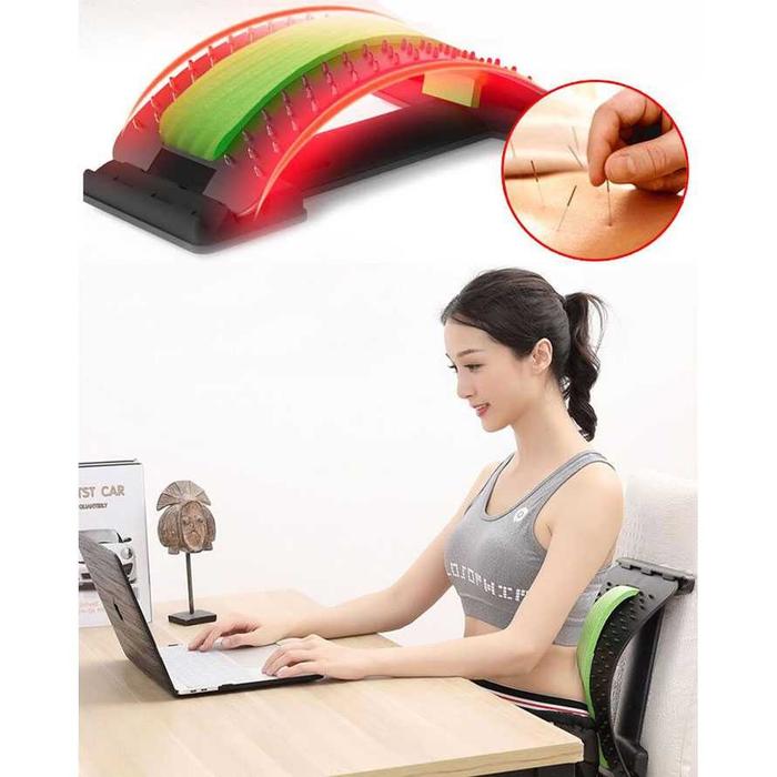 Gambar Alat Terapi Punggung Lumbar Spinal Support Waist Relax Relaksasi Nyaman Wajah Perawatan - Hitam Hijau dari Aida Celullar1 undefined Tokopedia