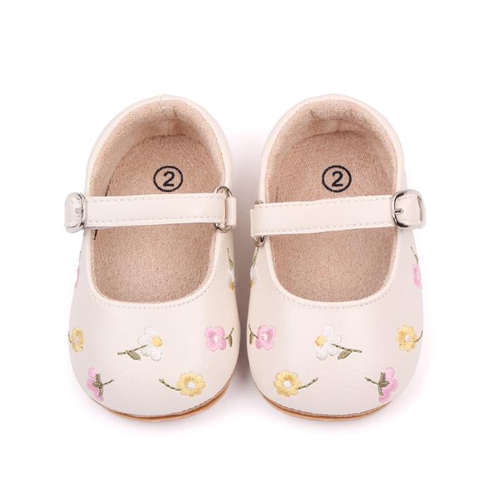 Jual Baby Girls Mary Jane Flats PU Leather Infant Dress Shoes