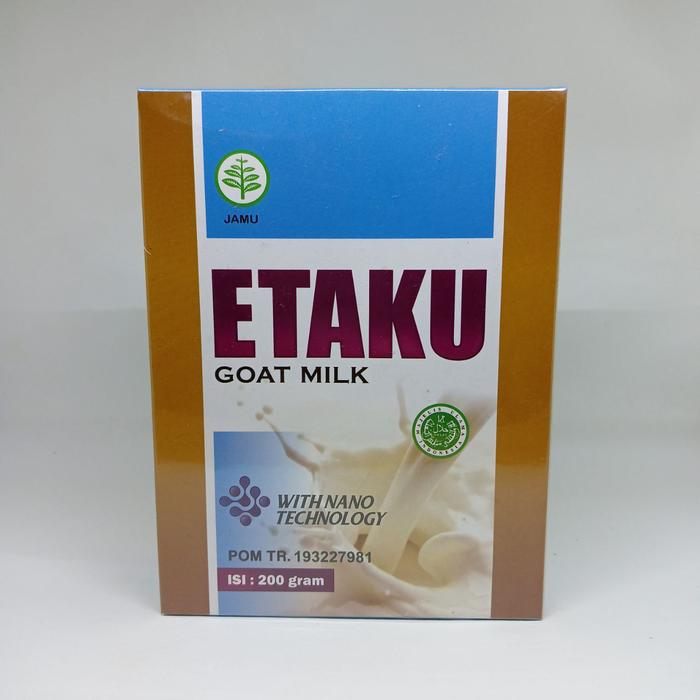 Gambar Susu Kambing Etaku Goat Milk Untuk Anemia Pusing & Mual, Sakit Kepala Pusing Vertigo, Hb Rendah - Etaku Kemasan Baru dari Alhikmah Toko Herbal undefined Tokopedia