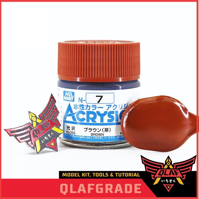 Gambar MR ACRYSION - BROWN N7 N 7 - CAT ACRYLIC Gunpla gundam airbrush - BROWN dari Wahkhilaf undefined Tokopedia