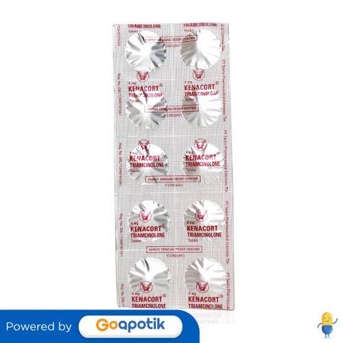 Gambar KENACORT 4 MG STRIP 10 TABLET dari Apotek Kosambi By GoApotik undefined Tokopedia