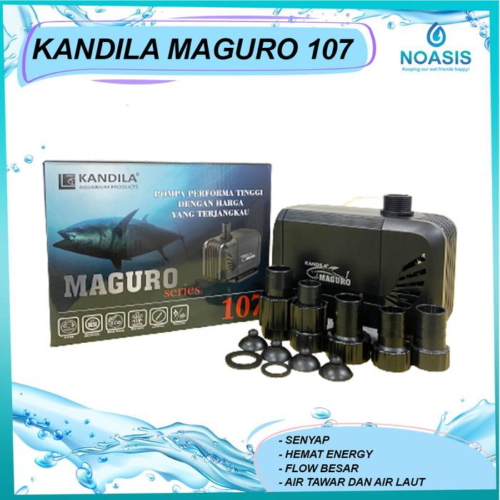 Gambar KANDILA MAGURO 107 Pompa Celup Kolam Ikan Koi Water Pump Kolam Ikan 5000 L/H 65 w 4 Meter dari Noasis undefined Tokopedia