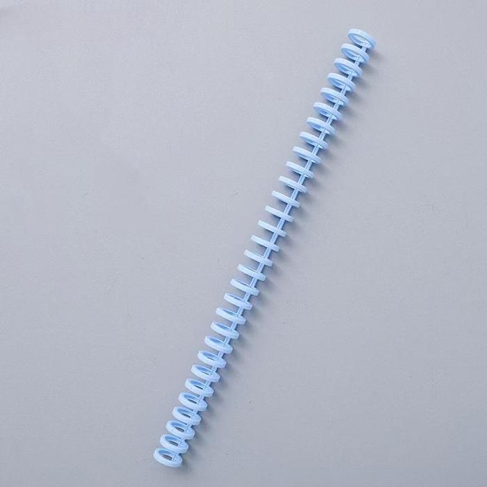 Gambar Loose Leaf Ring Binder DIY Ring Binder Plastik Spiral 30 Lubang Untuk Loose-leaf Paper - Biru dari Werder Office Supplies undefined Tokopedia