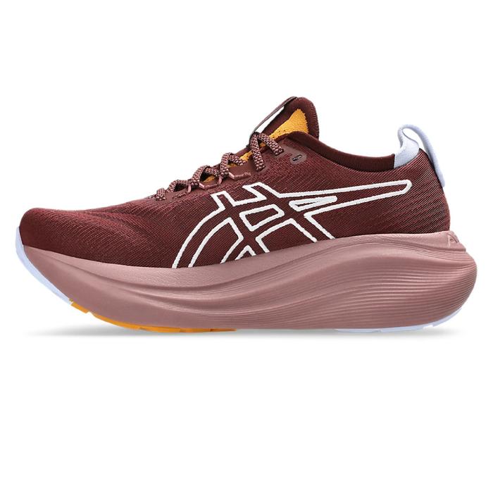 Gambar Sepatu Lari Wanita Asics Gel Nimbus 27 Trail Dark Red Planet - 1012B908.600 - 37 dari Rud Runner undefined Tokopedia