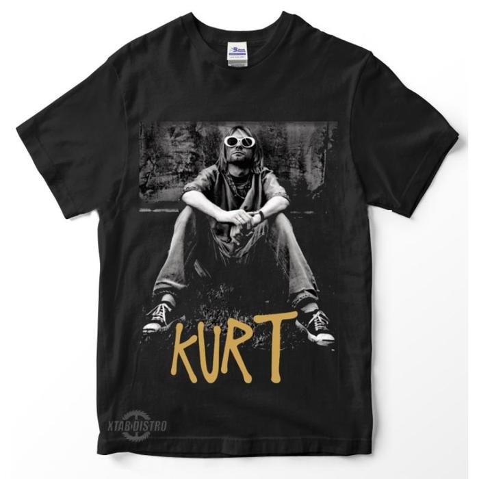 Gambar Kaos KURT COBAIN 6 GLASSES Premium tshirt nirvana grunge Crew-neck fashion unisex T-shirt Menswear Top - Kurt cobain Glasses, M (usa size), bawaan dari PT LEMBANG PERMATA RECREATION ESTATE undefined Tokopedia