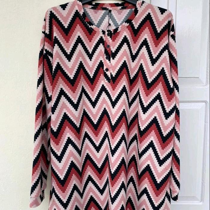 Gambar Naya Blouse  Kancing - dusty hitam dari Fadaba Stuff undefined Tokopedia