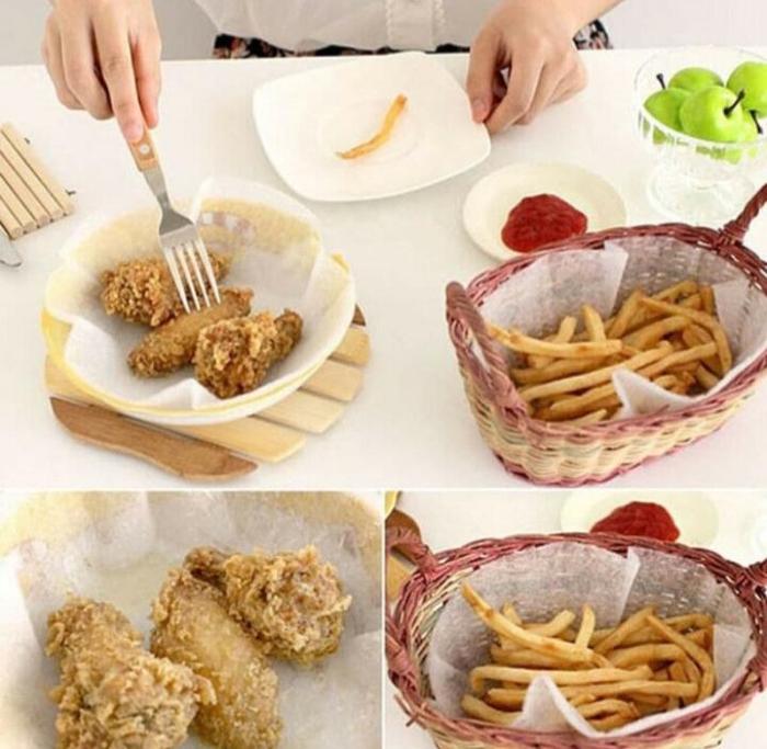 Gambar Oil Filter Paper Kertas Penyerap Minyak Dapur Masak Gorengan Makanan A - ISI 12 PCS dari Paffie Shop Grosir undefined Tokopedia