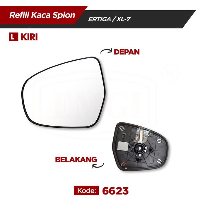 Gambar Kaca Spion Refill - Spion Mobil Ertiga/XL7 2018 2019 2020 2021 2022 2023 - Kiri dari EMGI SPION undefined Tokopedia