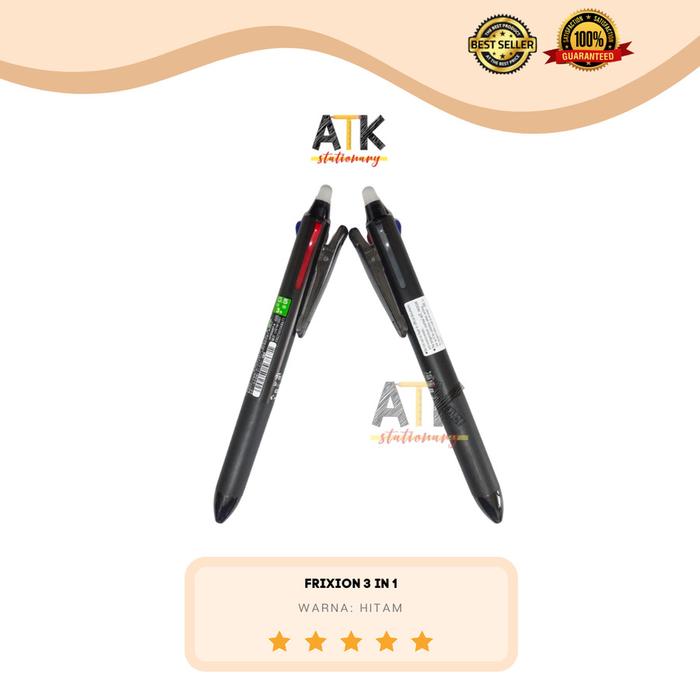Gambar Pulpen Pilot Frixion 3 in 1 Clicker ( Pulpen 3 Warna) atk - Hitam dari atkstationary undefined Tokopedia