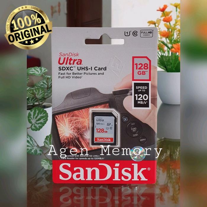Gambar Sandisk Ultra SDXC class 10 128GB SD Card 128GB Ultra dari AGEN MEMORY undefined Tokopedia