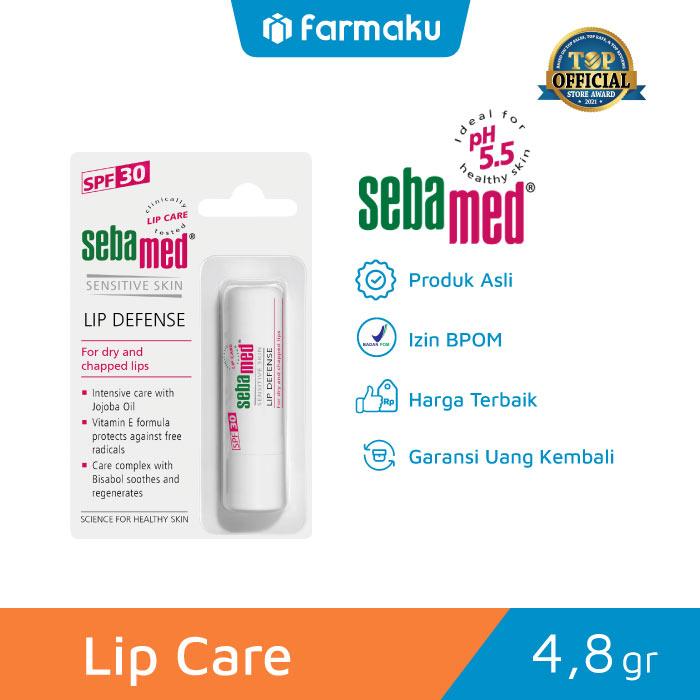 Gambar Sebamed Lip Deffense Original SPF30 4.8 g Bibir Kering Menyembuhkan dari Farmaku undefined Tokopedia