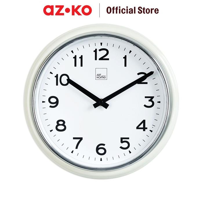 Gambar AZKO Arthome 30 cm Bijou Jam Dinding Wall Clock Jam Tembok Analog Aesthetic Dekorasi Rumah Hiasan Dinding - Krem dari AZKO ID undefined Tokopedia