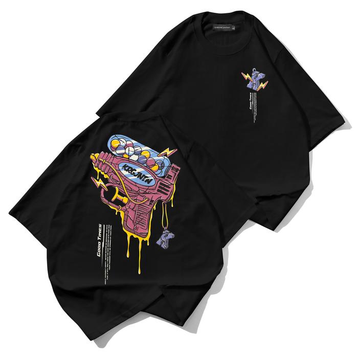 Gambar “ HAPPY “ OVERSIZE T-SHIRT | BAJU KAOS OVERSIZE PRIA DISTRO | BAJU KAOS OVERSIZE LENGAN PENDEK - Hitam, S dari TOKOKARUNGJANTAN_NEW undefined Tokopedia