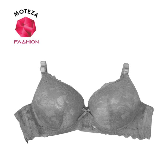 Gambar Sorex 9816 Bra BH Wanita Brokat Renda Push Up Maximizer - Busa Tebal - Cup 3/4 - Kawat - Kait 3 | Size 34 - 38 - Abu, 34 dari Moteza Indonesia undefined Tokopedia