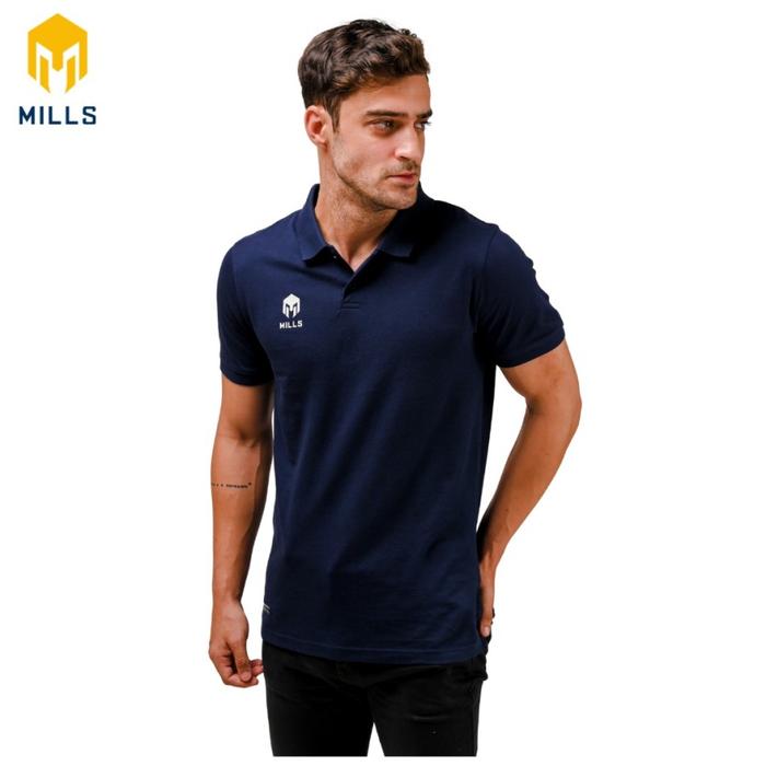 Gambar MILLS Polo Shirt Sport Style Eternal 17017 - Navy, L dari movemaxsport undefined Tokopedia