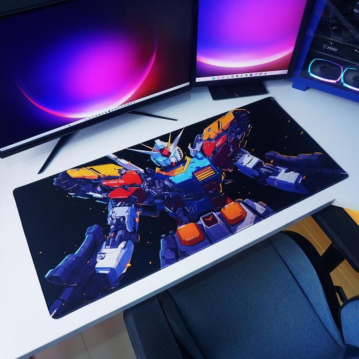 Gambar Noxelic Gundam Warbuild Nox Art V1 Gaming Mousepad Deskmat - Desk Mat Alas Mouse Pads - Jahit, 260 x 210 x 3mm dari Clover Gaming Indonesia undefined Tokopedia