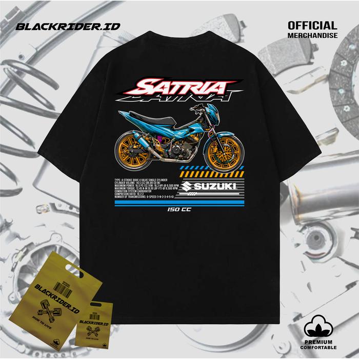 Gambar KAOS MOTOR SATRIA FU RACING HEREX COMBED COTTON 24s - SATRIA-FU, M dari Most Historical undefined Tokopedia