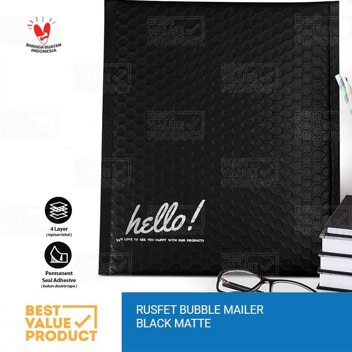 Gambar Bubble Mailer 30x40 cm / Amplop Bubble / Bubble Polymailer 30 x 40 cm - BLACK MATTE dari bestvalueproduct undefined Tokopedia
