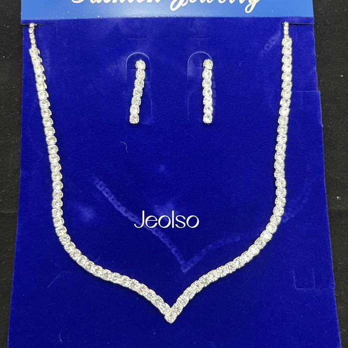 Gambar Set kalung anting aurel wedding cantik Perempuan - set aurel dari Jeolso undefined 4 Tokopedia