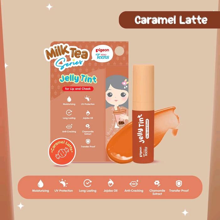 Gambar Pigeon Teens Jelly Tint For Lip & Cheek 2.2g/Milk Tea Series/Lip Tint/Cheek Tint - Caramel Latte dari kiosmart Kota Administrasi Jakarta Barat Tokopedia