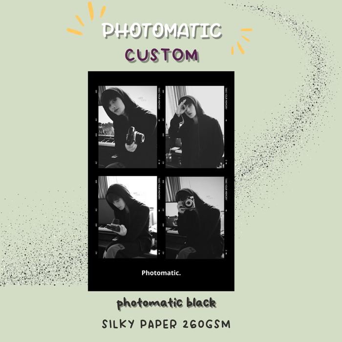 Gambar PHOTOMATIC CUSTOM BLACK & WHITE 4R - PHOTOMATIC WHITE dari tokodelss undefined 5 Tokopedia