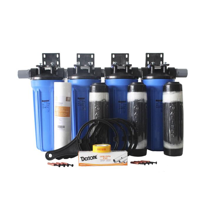 Gambar Filter Air Toren Berbesi Tinggi / Filter Air Sumur Bor / Kuning Berkarat - Nanotec Blue, 1/2 Inch dari Toko Filter Air KINNOYAMA undefined Tokopedia