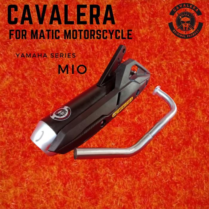 Gambar Knalpot standar racing vario ORIGINAL CAVALERA for Racing MIO J MIO M3 MIO SOUL MIO SPORTY MIO OLD NEW new series  STD NON SS PRO FULLSYSTEM Motor Asli Foto Asli Foto - MIO J dari Cavalera Original Product undefined Tokopedia