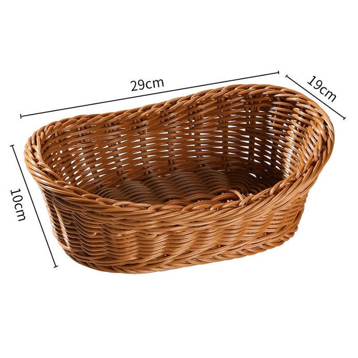 Gambar [Vinnatsu]S/M/L Keranjang Rotan Murah Perseg/Keranjang Penyimpanan Bambu / Keranjang Penyimpanan/kotak Hampers/Wadah Keranjang Buah Sayur keranjang - L dari Vinnatsu undefined Tokopedia
