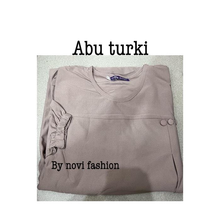 Gambar Gamis stela kode 117 jumbo dan standar Muslim Wanita - pink, jumbo dari Novi fashion 2 undefined 3 Tokopedia